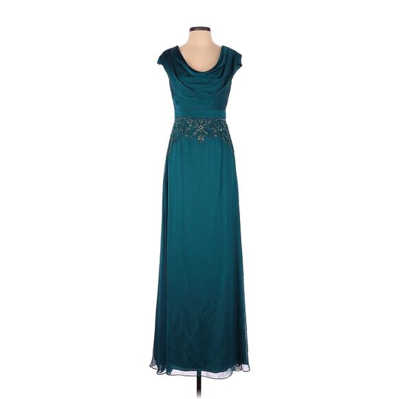 Jade by Jasmine Elegant Gown Special Occasion Bridesmaid Prom Dress Size 2 - Picture 3 of 16